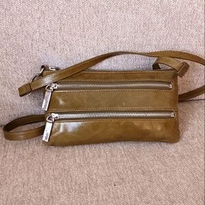Hobo The Original olive green crossbody bag, wallet